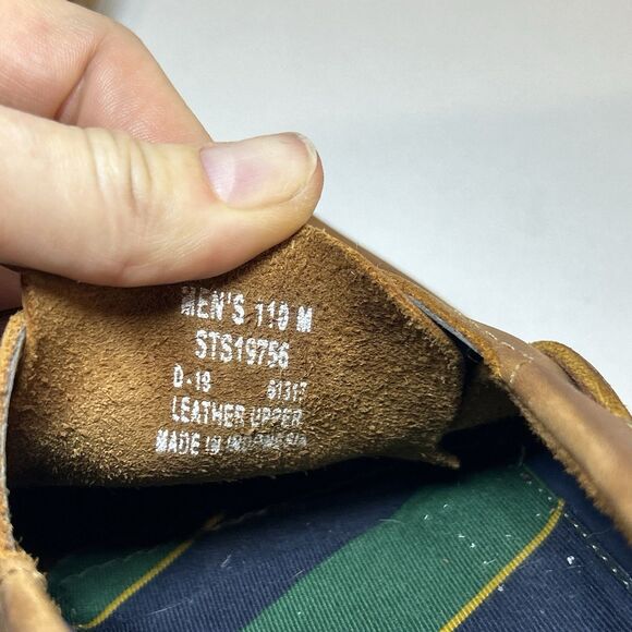 Sperry Top-Sider Authentic Original 2 Eye Boat Shoe Men's size 11 Brown Leather - Picture 8 of 8